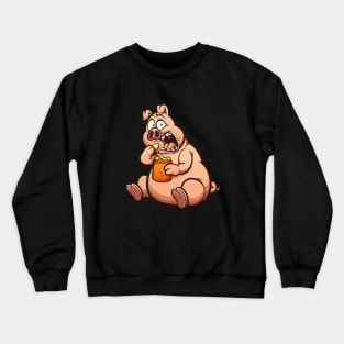 Greedy pig Crewneck Sweatshirt